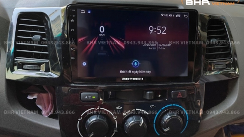 Màn hình DVD Android xe Toyota Hilux 2005 - 2015 | Gotech GT6 New